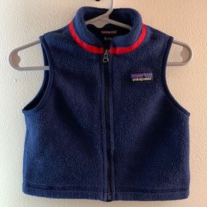 Blue 6-12 Month Patagonia Vest - Used